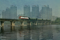Railway photographs with textures