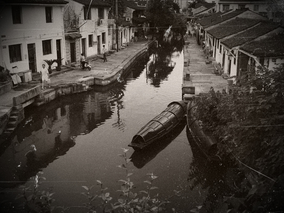 old canal in xian