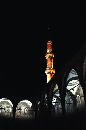 night in the mosque