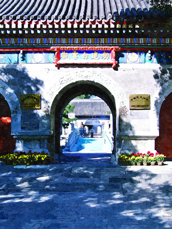 white cloud taoist temple beijing