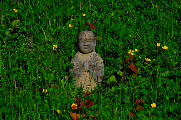 pet cemetery at throssel buddhist abbey