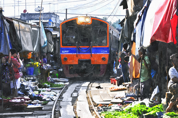 train in to market thailand