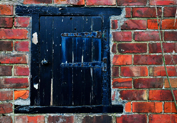old coal door