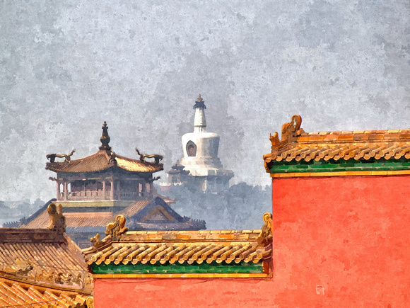 white stupa beijing