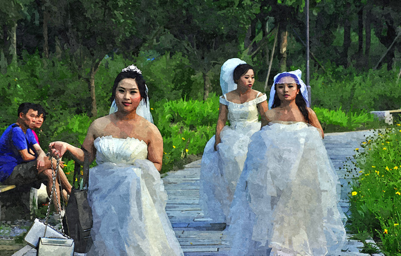 three brides..