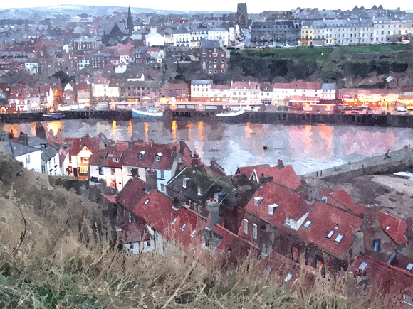 Whitby at evening