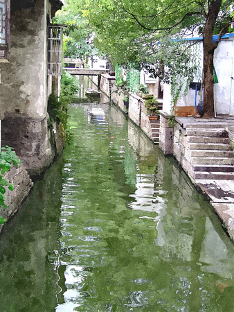 canal in shao xing